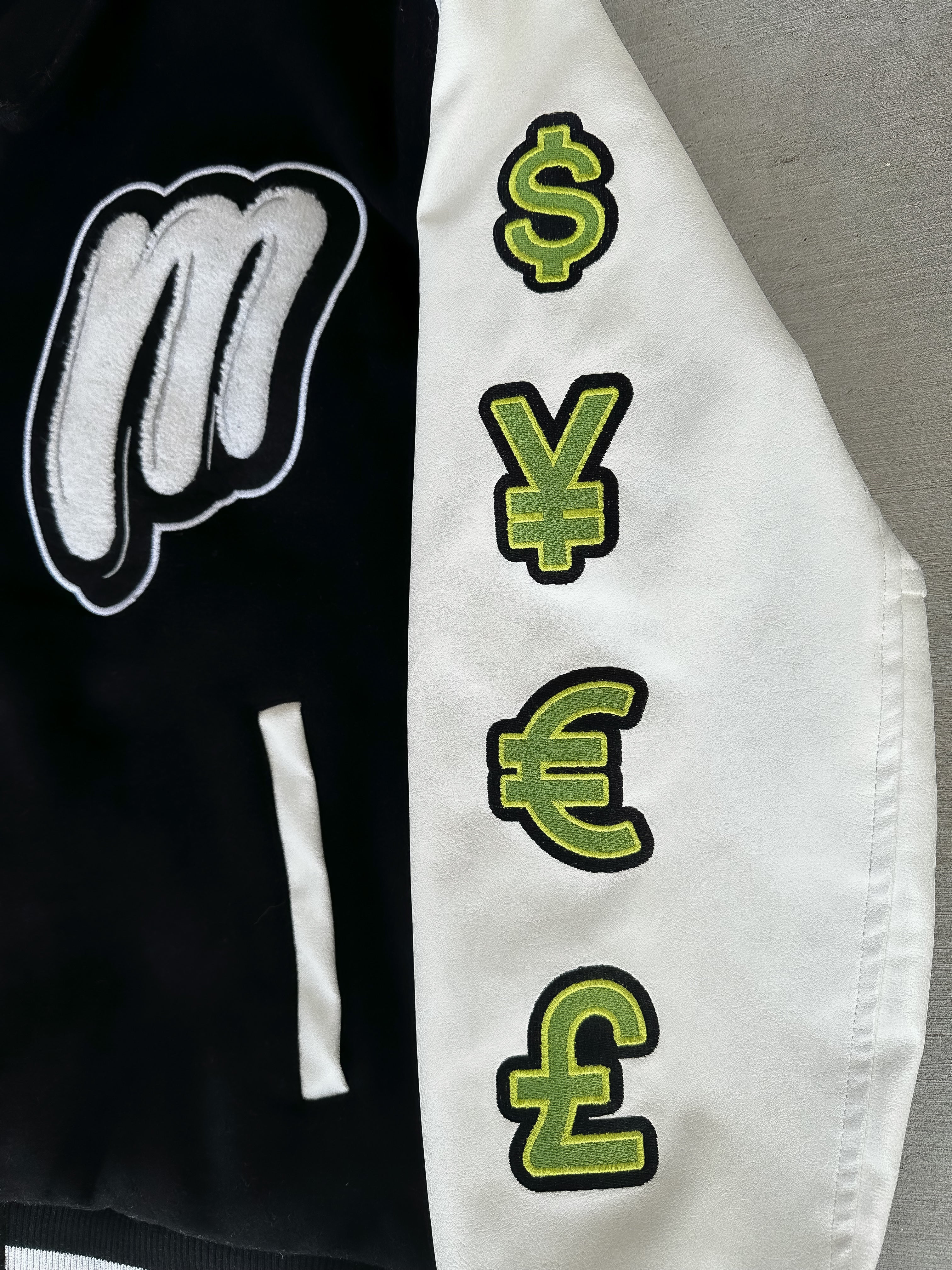 Money Conversation Varsity Jacket