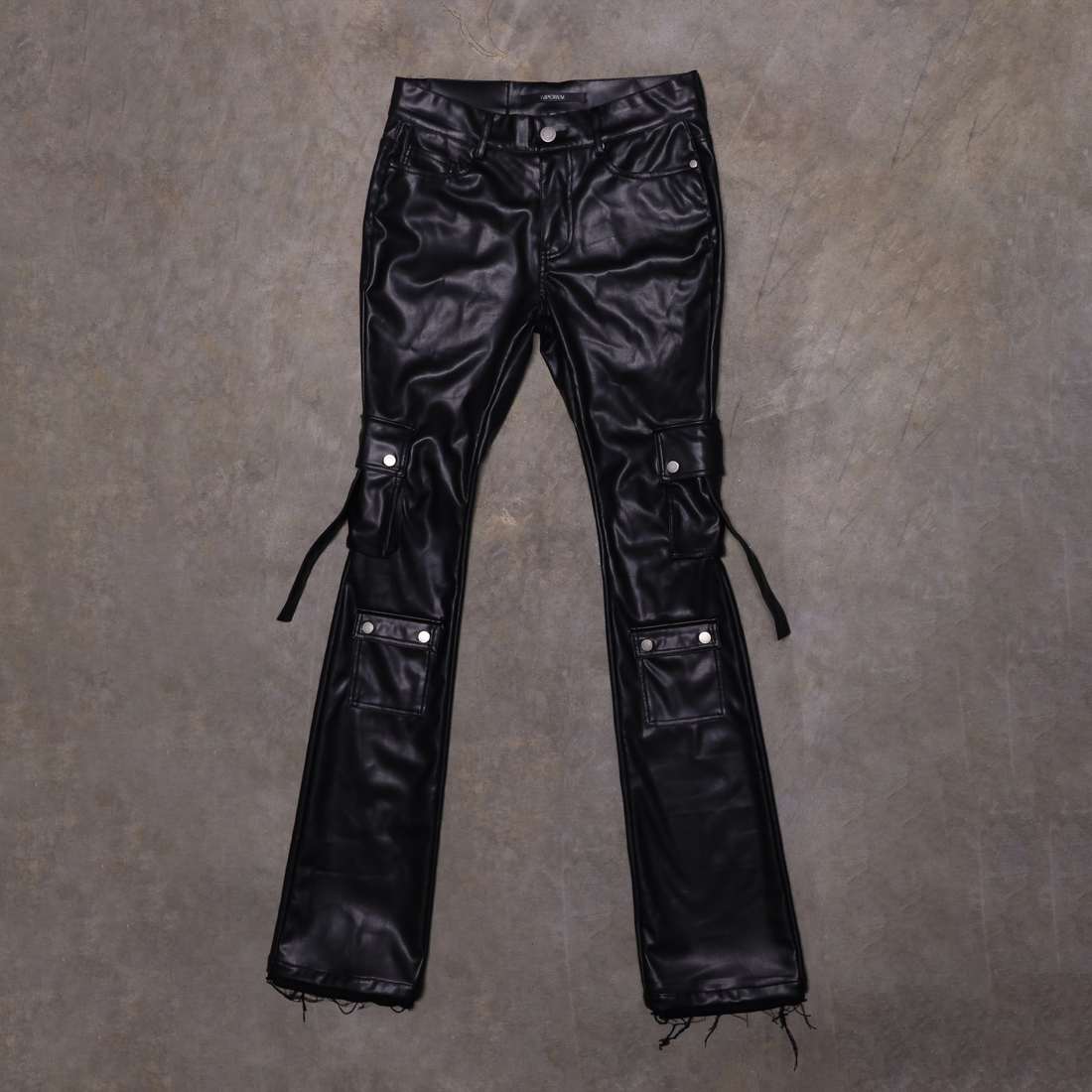 Twin Flames Stacked Leather Pants